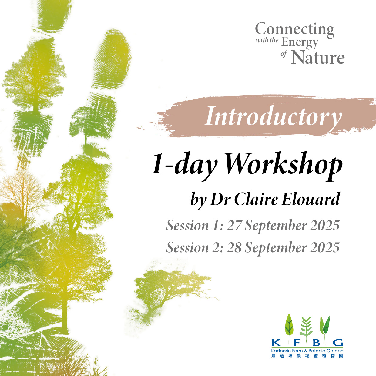 Dr Claire Elouard｜Introductory｜1-day Workshop 2025