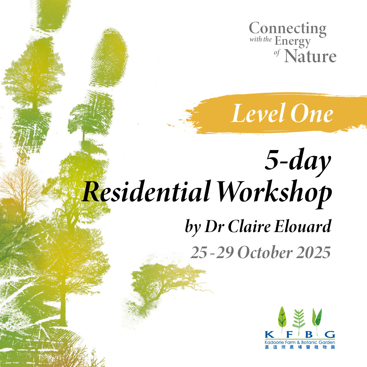 Dr Claire Elouard｜Level One｜5-day Residential Workshop 2025