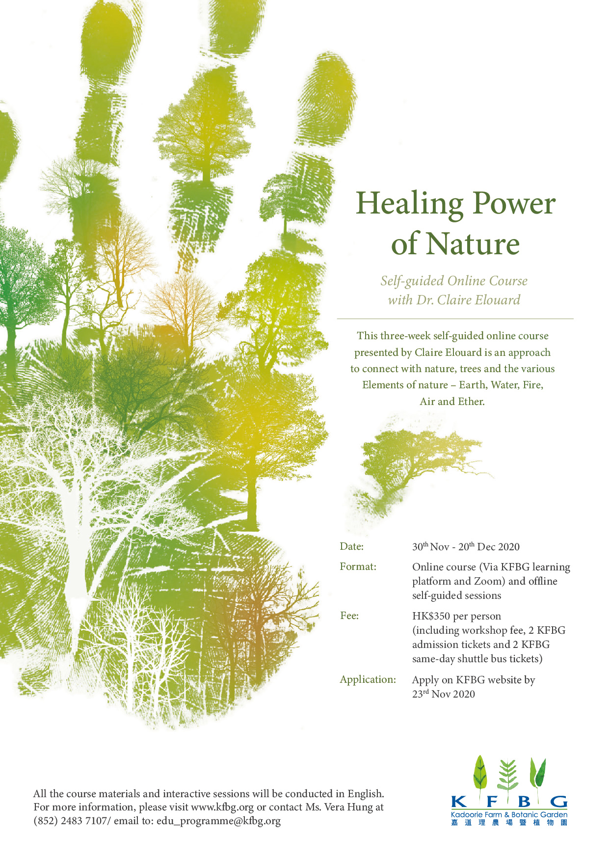 Healing Power of Nature – Self-guided Online Course with Dr. Claire Elouard