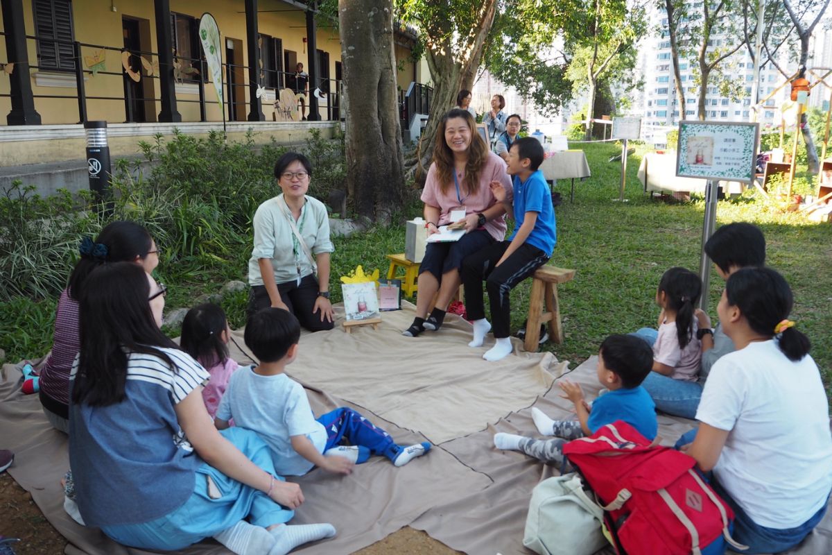 Green Hub supports community initiatives like story-telling run by parents